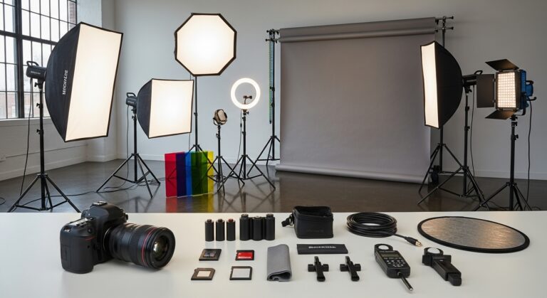 kit estudio fotografico completo